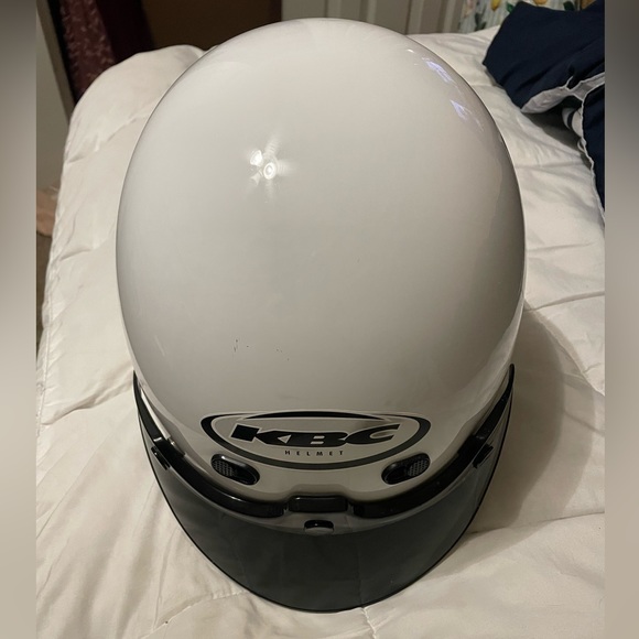 KBC helmet Other Kbc Tx1 Snell Dot Unisex White Motorcycle Helmet